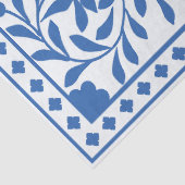 White Blue Traditional Bone Inlay Decoupage Paper 薄葉紙 (詳細)