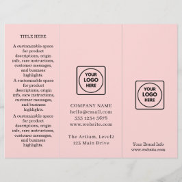 White Blush Pink Design | Modern Professional