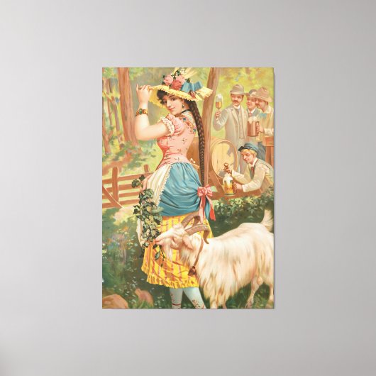 White Bock (1889) by Henry Jerome Schile キャンバスプリント (正面)