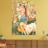 White Bock (1889) by Henry Jerome Schile キャンバスプリント (インサイチュ (リビング))