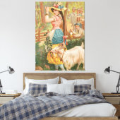 White Bock (1889) by Henry Jerome Schile キャンバスプリント (インサイチュ (寝室))