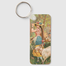 White Bock (1889) by Henry Jerome Schile キーホルダー