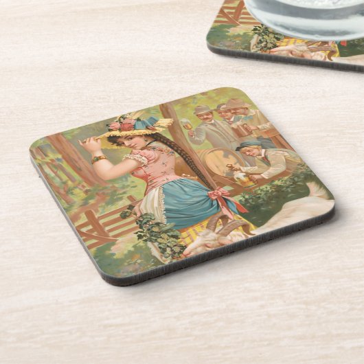 White Bock (1889) by Henry Jerome Schile コースター (左側)