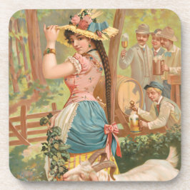 White Bock (1889) by Henry Jerome Schile コースター