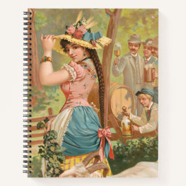 White Bock (1889) by Henry Jerome Schile ノートブック