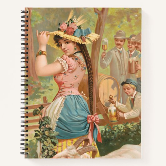 White Bock (1889) by Henry Jerome Schile ノートブック (正面)