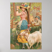 White Bock (1889) by Henry Jerome Schile ポスター (正面)