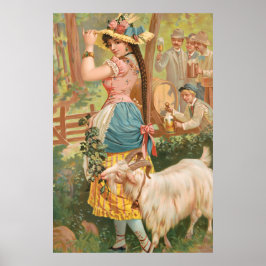 White Bock (1889) by Henry Jerome Schile ポスター