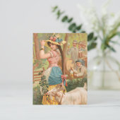 White Bock (1889) by Henry Jerome Schile ポストカード (スタンド正面)