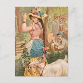 White Bock (1889) by Henry Jerome Schile ポストカード