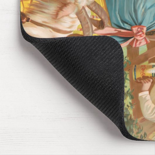 White Bock (1889) by Henry Jerome Schile マウスパッド (コーナー)