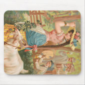 White Bock (1889) by Henry Jerome Schile マウスパッド (正面)