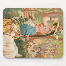 White Bock (1889) by Henry Jerome Schile マウスパッド