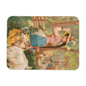 White Bock (1889) by Henry Jerome Schile マグネット (横)