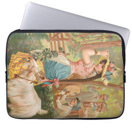 White Bock (1889) by Henry Jerome Schile ラップトップスリーブ