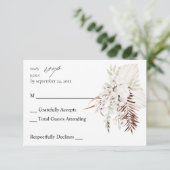 White Boho Floral no Meal RSVP 2 (スタンド正面)