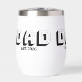 White Bold Varsity Established Dad (正面)