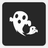 White Boo  スクエアシール (正面)