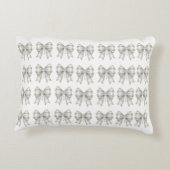 white bow アクセントクッション (裏面)