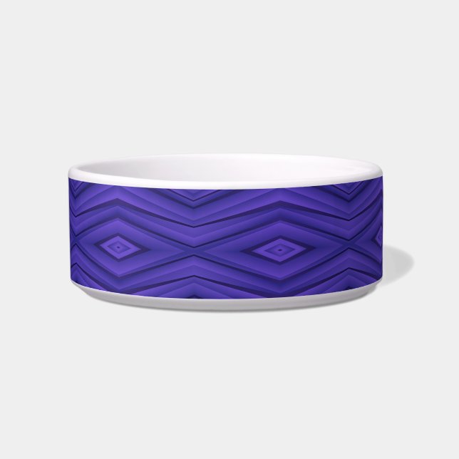 White bowl with vibrant purple exterior ボウル (正面)