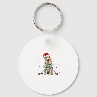 White Boxer Dog Ugly Christmas Sweater Funny Xmas  キーホルダー