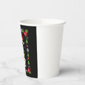 White Boxer Dog Ugly Christmas Sweater Funny Xmas  紙コップ (左)