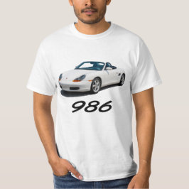 White Boxster 986 T-Shirt Tシャツ