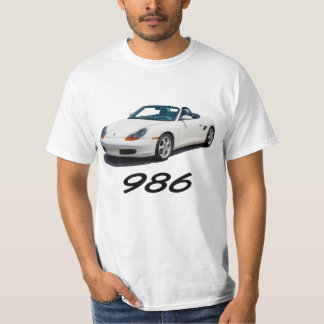 White Boxster 986 T-Shirt Tシャツ