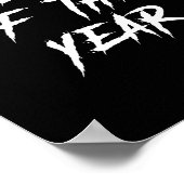 White Boy Of The Year For Men Boys Kids Funny Grap ポスター (角)