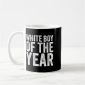 White Boy Of The Year Funny T  コーヒーマグカップ (左)