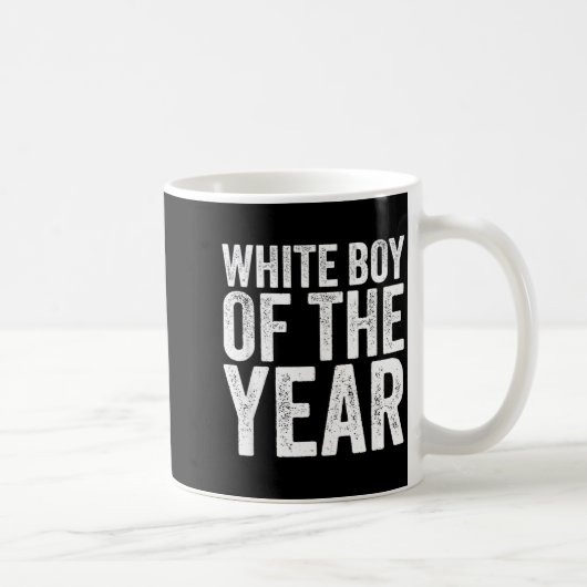 White Boy Of The Year Funny T  コーヒーマグカップ (右)