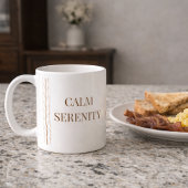 White Braid Serenity Classic Mug, 11 oz コーヒーマグカップ