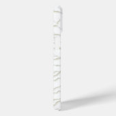 White Branch Texture iPhone Case Minimal Design Case-Mate iPhoneケース (裏面 / 右)