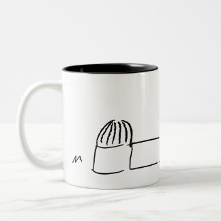 White Breckland Astro Mug (without text) ツートーンマグカップ