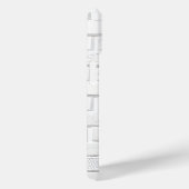 White Brick Texture iPhone Case Minimal Look Case-Mate iPhoneケース (裏面 / 右)