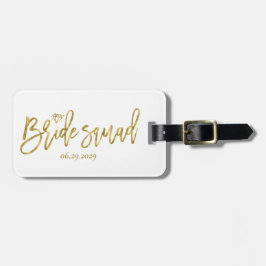 White Bride Squad With Diamond ラゲッジタグ