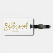 White Bride Squad With Diamond ラゲッジタグ (裏面横)