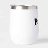 White Bride Stemless Wine Tumbler (右面)