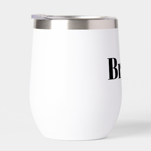 White Bride Stemless Wine Tumbler (右面)