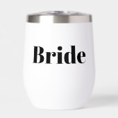 White Bride Stemless Wine Tumbler (正面)