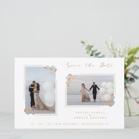 White Budget Fancy Minimalist Branches 2 Photos (スタンド正面)