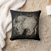 "White Buffalo" original art クッション (ブランケット)