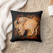 "White Buffalo" original art クッション (ブランケット)