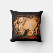 "White Buffalo" original art クッション (正面)