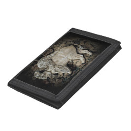 "White Buffalo" original art ナイロン三つ折りウォレット