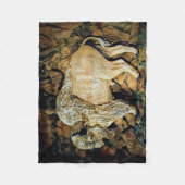 "White Buffalo" original art フリースブランケット (正面)