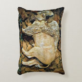 "White Buffalo" original art Accent Pillow アクセントクッション (正面(垂直))