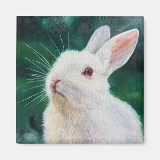 White Bunny Magnet マグネット