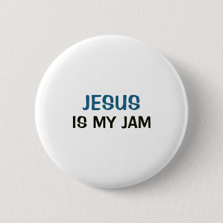 White Button - Jesus is My Jam 缶バッジ