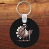 White Cane Awareness Thanksgiving Coms Orientation キーホルダー (正面)